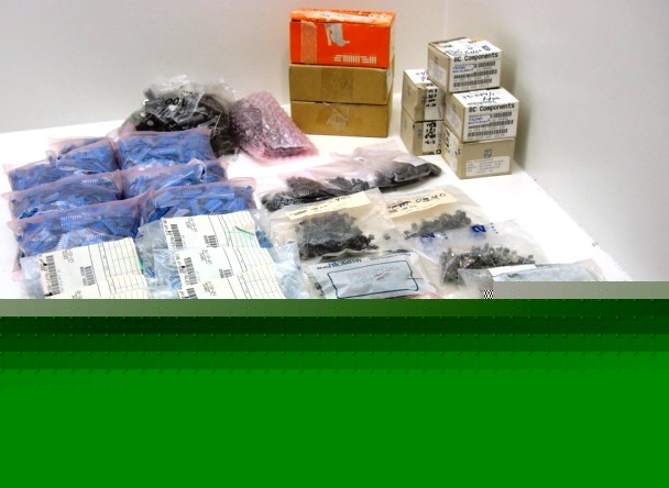 Lot of 19 lbs of assorted electronic components