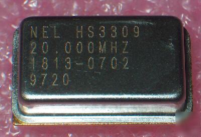Nel HS3309 oscillator 20.000 mhz crystal module