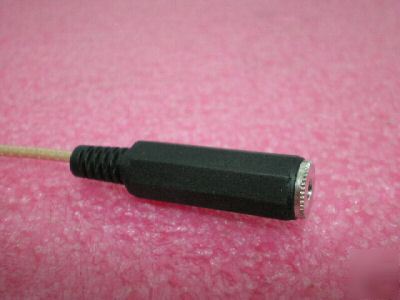 New 5X 3.5MM female jack to coaxial jumper / adapter