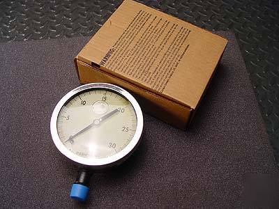 New ashcroft pressure gauge 45 1009RL 0-30 psi 1/2 npt