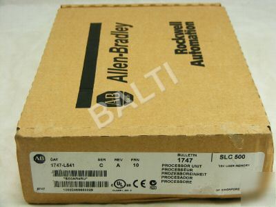 New * sealed* allen bradley 1747-L541 /c 1747L541 5/04 