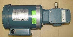 Reliance 1HP 3PH motor +dodge tigear 5:1 reducer