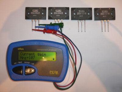 Sanken audio output transistors set of 4 - matched hfe 