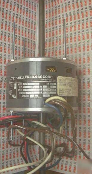 Sheller globe 3 speed psc motor double shaft re-102