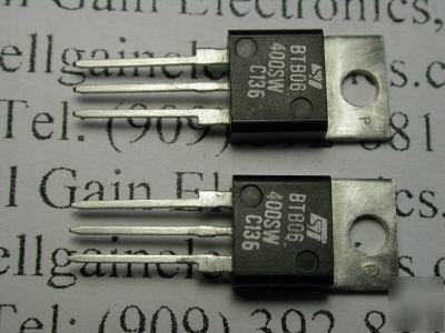 St BTB06-400SW triac to-220AB 6A 400V nos hard to find