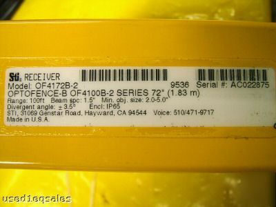 Sti optofence-b OF4100B test procedure 72