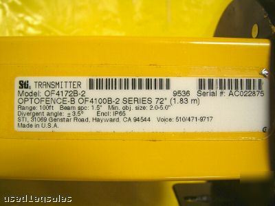 Sti optofence-b OF4100B test procedure 72