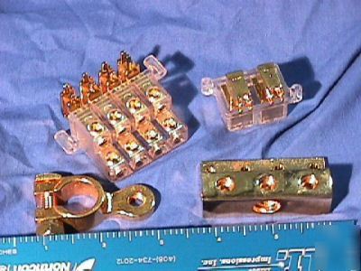 Yellow gold electronic mounting hardware parts