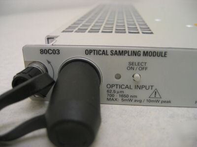 Tektronix 80C03 datacom optical sampling module 