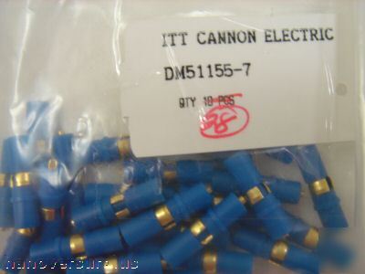 DM51155-7 lot of 78 cannon d-sub cable receptical