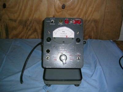 Gen rad 1862C megohmmeter, 100/500V