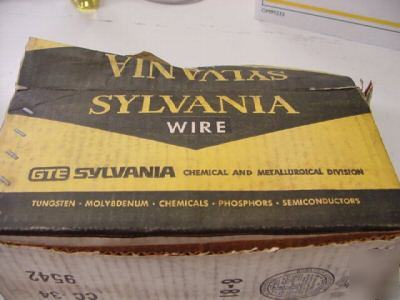 Gte / sylvania molybdeum wire, case of 9 spools