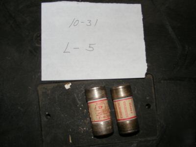 2 cefco-j 45A type cj 600V fuses