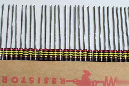 50) 240K ohm 1/2W carbon composition resistors 5%