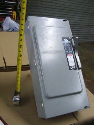 Enclosed switch, 100 amps, siemans catalog no F353