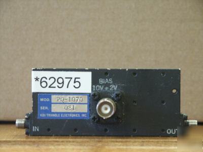 Kdi pq-1070 coaxial analog phase shifter, 10V bias.