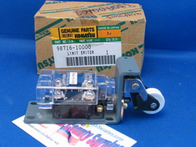 Komatsu part # 98716-10000 limit switch