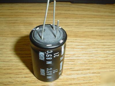 New 10 ic 63V 2200UF 3 lead radial capacitors 