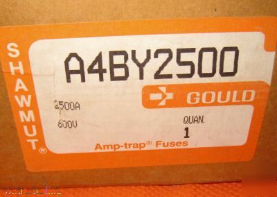 New gould shawmut A4BY2500 fuse A4BY 2500 krp-c 