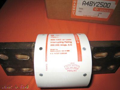 New gould shawmut A4BY2500 fuse A4BY 2500 krp-c 