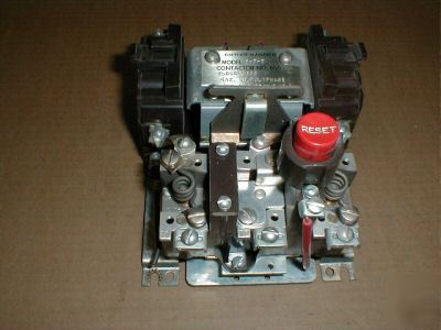 Cutler hammer motor starter & overloads sz 0