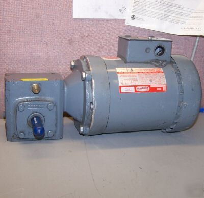 Dayton boston 2N916M ac motor with gearbox 1/2 hp F56C 