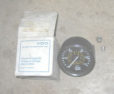 New atlas copco pressure guage sensor gage 0-230 psi