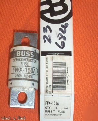 New buss semiconductor fuse fwx-150 FWX150 warranty