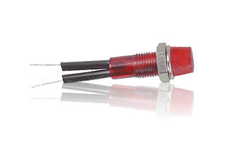 New radioshack 12-volt red lamp assembly