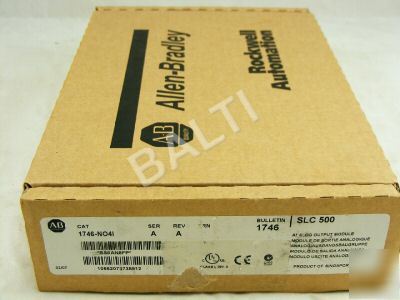 New * sealed* allen bradley 1746-NO4I /a 1746NO4I output