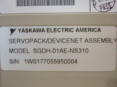 New yasakawa servopack sgdh-01AE-NS310 200V - 