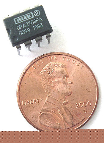 Op amp ~ ti ~ OPA2703PA OPA2703 pa ~ cmos (3)