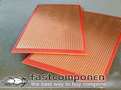 Pcb stripboard (veroboard) twin pack - 210 x 100MM