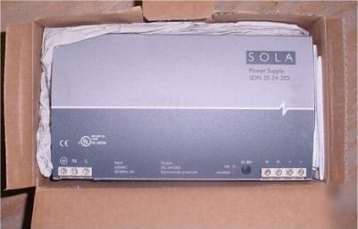 Sola sdn 20-24-200 | 20AMP, 24VDC, 200VAC * *