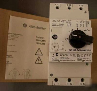 New allen bradley # 140-cmn-4000 ser.c factory box