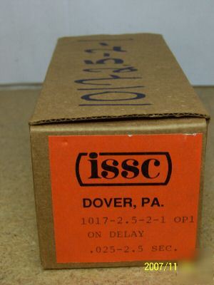 New in box 1017-2.5-2-1 OP1 issc on delay relay a-133