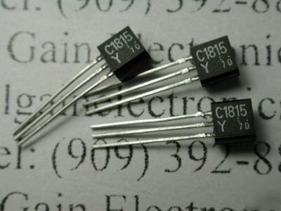 Toshiba 2SC1815-y / gr npn transistor to-92@your pick