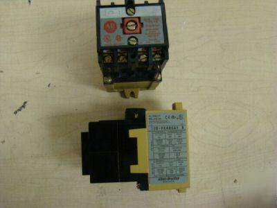 (2) allen bradley 700-PK400A1 ac relay ser b =