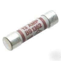 1 x 13 amp fuse uk 3 pin mains plug plugs a 13A fuses