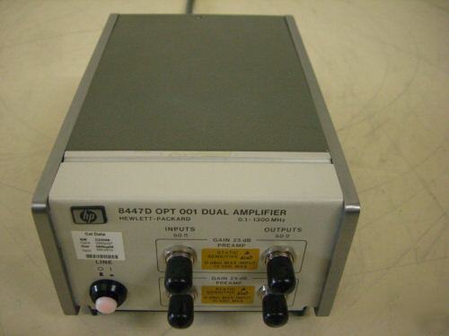 Hp agilent 8447D rf preamplifier, 100 khz - 1.3 ghz 001