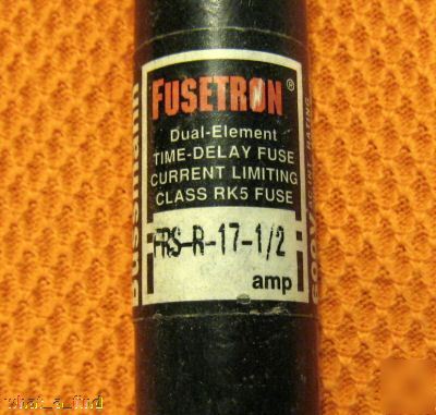 New buss frs-r-17 1/2 fuse frs frsr 17 1/2 amp 600 v