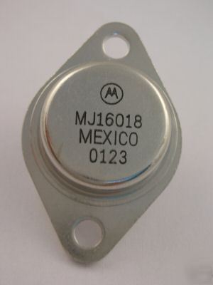 PKG10, motorola npn power transistor MJ16018 to-3 800V 