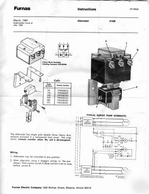 Siemens - furnas 47 series alternator relay