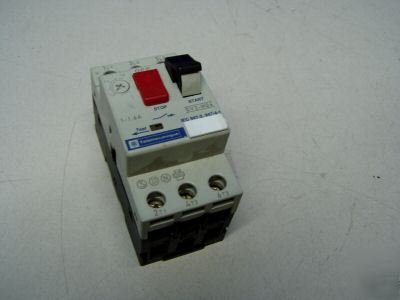 Telemecanique motor starter 1-1.6A m/n: GV2-M06