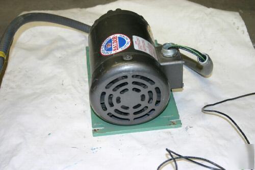 Baldor elec. motor .25 hp. with wire hose