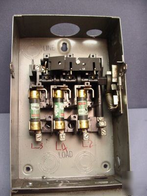 Ge 240 vac 60 amp 4 sn-pole safety switch TH4322