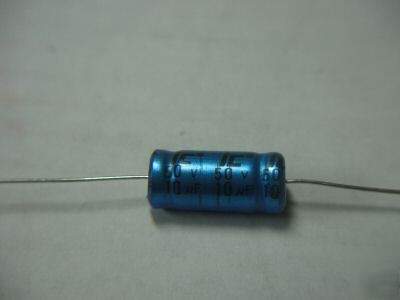10UF 50 volt axial capacitor
