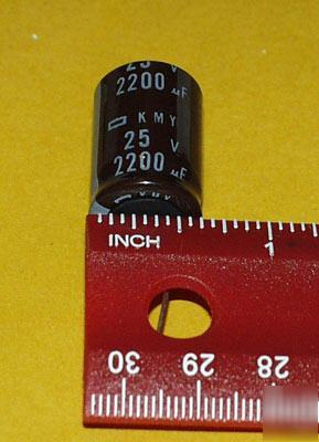 2,200UF 25V 105C radial electrolytic capacitor gp cap 