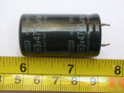 2PCS, 63V 4700UF snap in electrolytic capacitors 