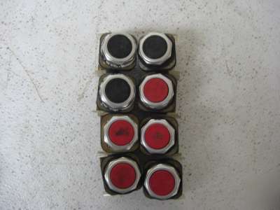 Allen-bradley 800-t-a push buttons lot of 8